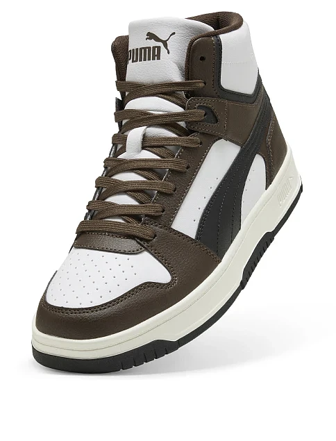 Жіночі черевики PUMA Rebound Slam Mid коричневі синтетичні - фото 5 - Miraton
