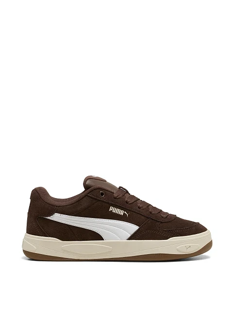 Женские кеды PUMA Park Lifestyle II SD коричневые кожаные - фото 1 - Miraton
