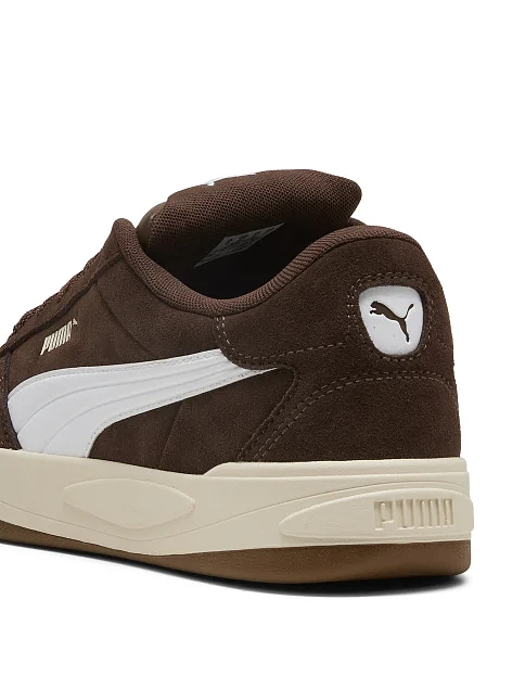 Женские кеды PUMA Park Lifestyle II SD коричневые кожаные - фото 4 - Miraton