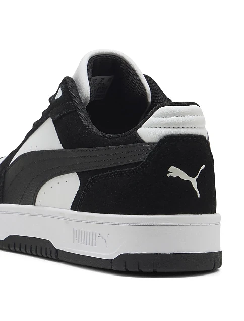 Мужские кеды PUMA Rebound Slam SD черные кожаные - фото 4 - Miraton