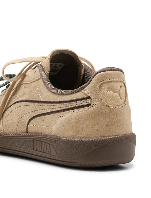 Жіночі кеди PUMA Palermo Dress-Up Wns бежеві шкіряні - фото 4 - Miraton