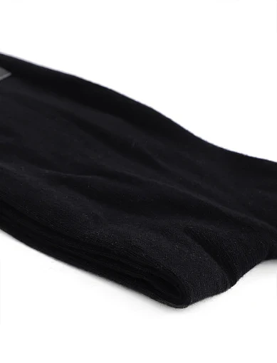 Чоловічі шкарпетки високі MIRATON бавовняні чорні (M-C-CF1) - фото 3 - Miraton