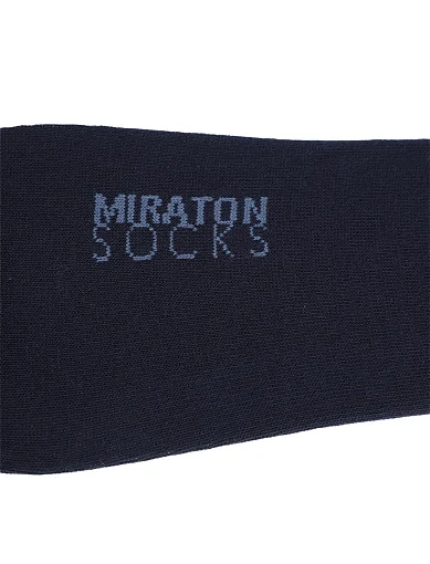 Чоловічі шкарпетки короткі MIRATON бавовняні сині (M-C-F1) - фото 3 - Miraton