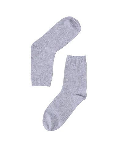 Набір жіночих високих шкарпеток Legs бавовняні молочні, 3 пари(21 Socks ) - фото 2 - Miraton