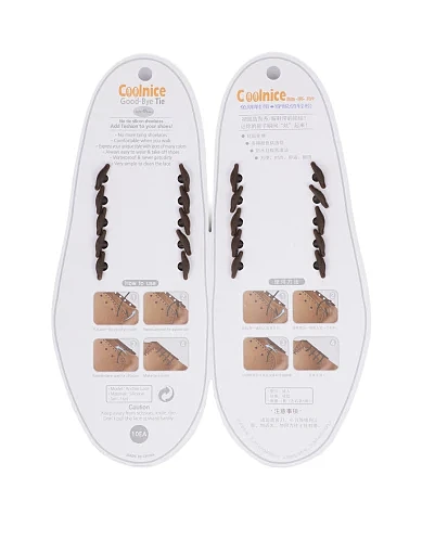 Шнурки коричневые классика 45 (5+5) - фото 2 - Miraton