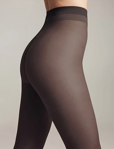 Колготки с эффектом "нежный шолк" PRESTIGE 20 den Lycra® черный - фото 2 - Miraton