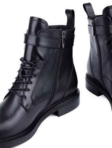 Жіночі черевики Attizzare шкіряні чорні (211D-512-1) - фото 2 - Miraton