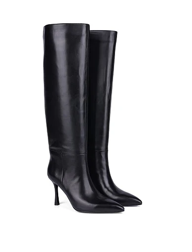 Жіночі чоботи Attizzare шкіряні чорні (2316-022 ОЗ-24-25) - фото 2 - Miraton