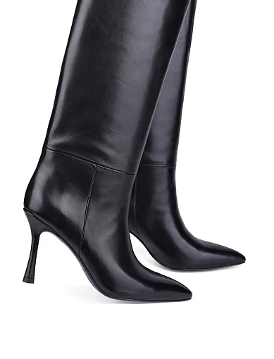 Жіночі чоботи Attizzare шкіряні чорні (2316-022 ОЗ-24-25) - фото 3 - Miraton