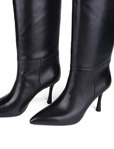 Жіночі чоботи Attizzare шкіряні чорні (2316-022 ОЗ-24-25) - фото 5 - Miraton