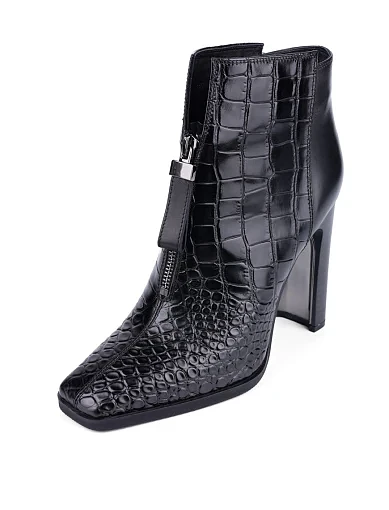 Жіночі черевики Attizzare шкіряні чорні (2367-419-1) - фото 3 - Miraton