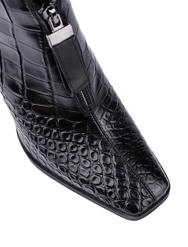 Жіночі черевики Attizzare шкіряні чорні (2367-419-1) - фото 5 - Miraton