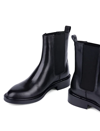 Жіночі черевики Attizzare шкіряні чорні (366T-F0607) - фото 2 - Miraton