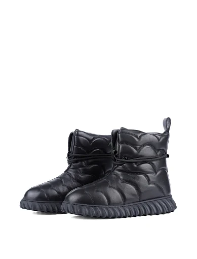 Жіночі черевики Attizzare шкіряні чорні (2358-3) - фото 3 - Miraton