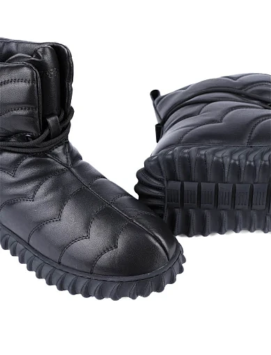 Жіночі черевики Attizzare шкіряні чорні (2358-3) - фото 5 - Miraton