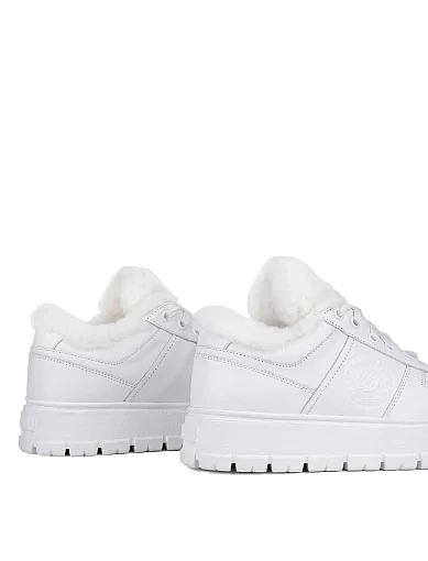 Жіночі кеди MIRATON шкіряні білі (BF2203-5-1) - фото 5 - Miraton