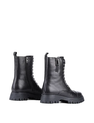 Жіночі черевики MIRATON шкіряні чорні (230X-1-T1M) - фото 4 - Miraton