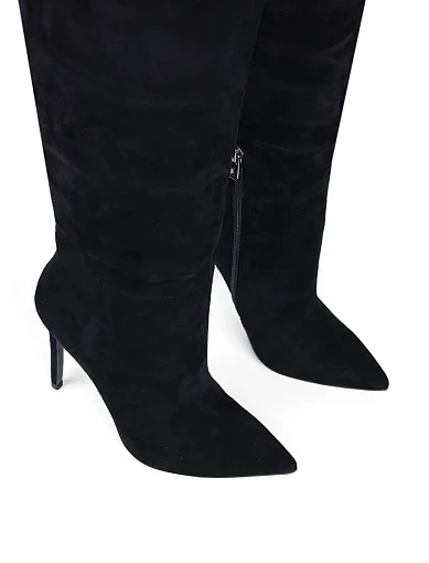 Жіночі чоботи MiaMay замшеві чорні (TYT355-2188-1) - фото 5 - Miraton