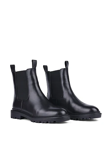 Жіночі черевики Attizzare шкіряні чорні (8036-606-1QM FW24-25) - фото 3 - Miraton