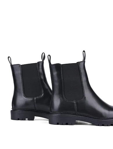 Жіночі черевики Attizzare шкіряні чорні (8036-606-1QM FW24-25) - фото 4 - Miraton