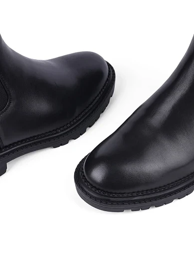 Жіночі черевики Attizzare шкіряні чорні (8036-606-1QM FW24-25) - фото 5 - Miraton