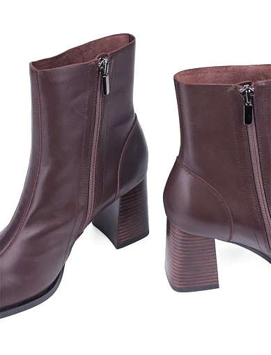 Жіночі черевики MIRATON шкіряні коричневі (JR625-8 ОЗ-24-25) - фото 3 - Miraton