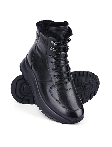 Жіночі черевики Attizzare шкіряні чорні (NH55Y-865L-P742) - фото 2 - Miraton