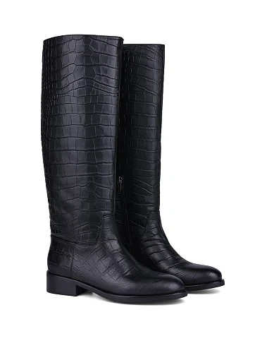 Жіночі чоботи Attizzare шкіряні чорні (2042H-Y1810) - фото 2 - Miraton