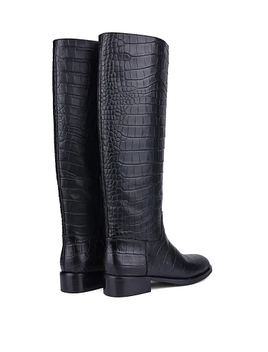 Жіночі чоботи Attizzare шкіряні чорні (2042H-Y1810) - фото 4 - Miraton