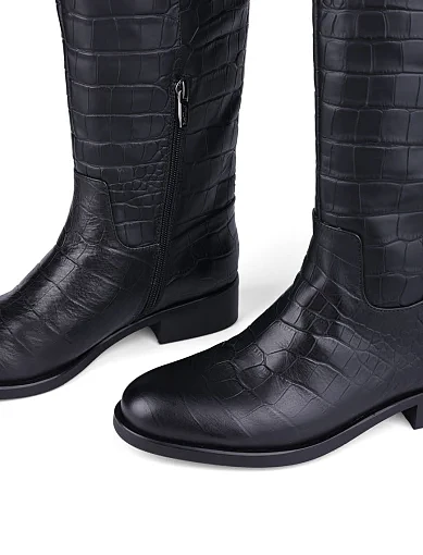 Жіночі чоботи Attizzare шкіряні чорні (2042H-Y1810) - фото 5 - Miraton