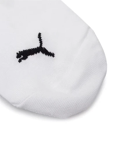 Чоловічі короткі шкарпетки PUMA бавовняні білі (90680703) - фото 2 - Miraton