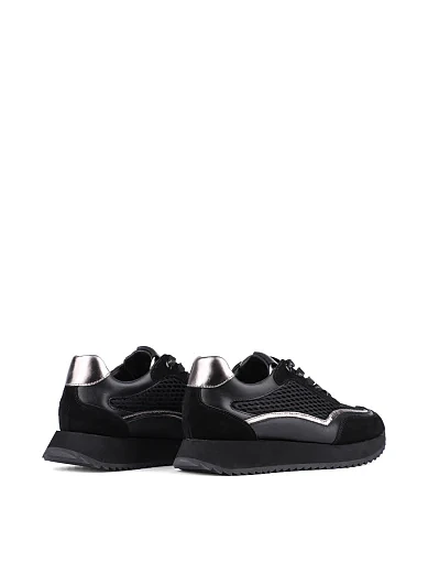 Жіночі кросівки Attizzare шкіряні чорні (GBH04-22A) - фото 4 - Miraton