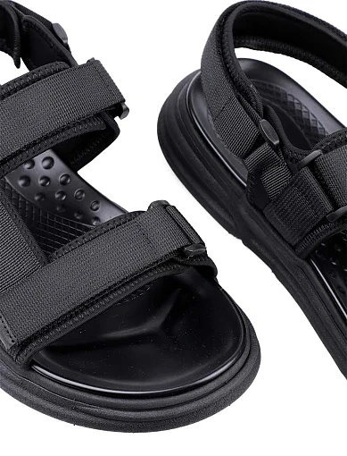 Чоловічі сандалі Miguel Miratez з неопрену чорні - фото 5 - Miraton