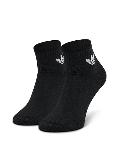 Високі шкарпетки Adidas тканинні чорні - фото 2 - Miraton