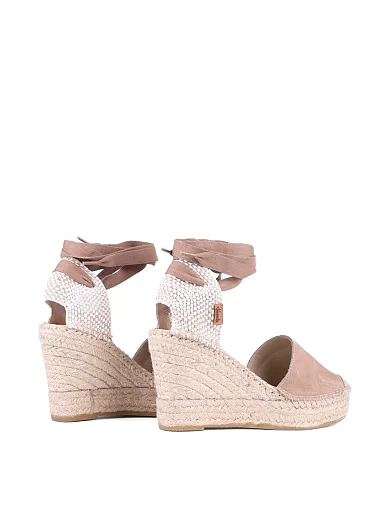 Жіночі босоніжки VIDORRETA замшеві бежеві (06700SRTI4) - фото 4 - Miraton