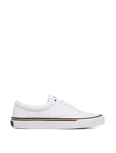 Чоловічі кеди Polo Ralph Lauren з тканини білі фото 1
