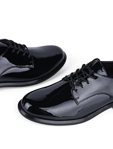 Жіночі туфлі Attizzare з наплака чорні (JR1087-5) - фото 5 - Miraton