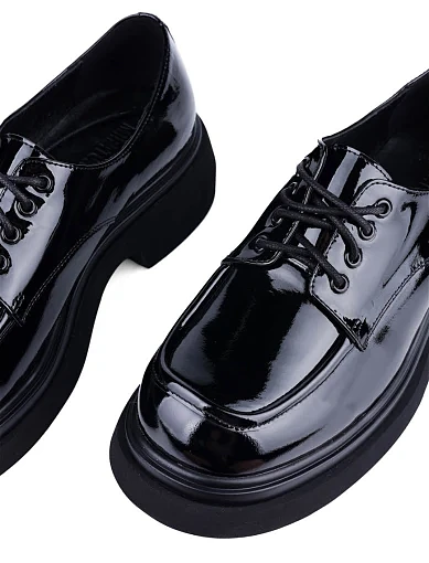 Жіночі туфлі MIRATON лакові чорні (3102-176-1) - фото 6 - Miraton