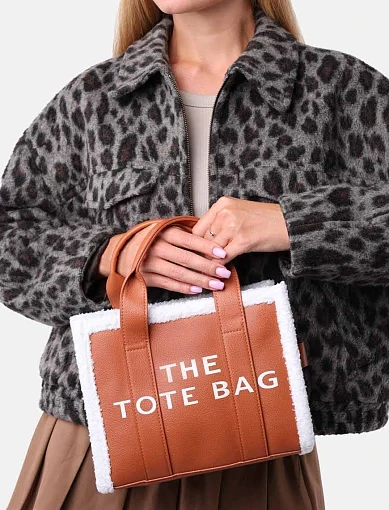 Жіноча сумка тоут MIRATON з екошкіри коричнева(8896) - фото 2 - Miraton