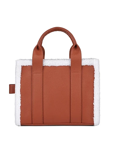 Жіноча сумка тоут MIRATON з екошкіри коричнева(8896) - фото 4 - Miraton