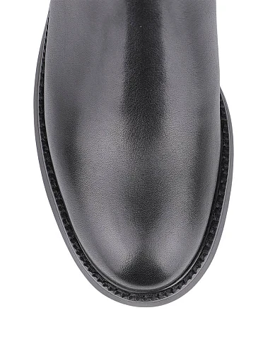Жіночі чоботи Attizzare шкіряні чорні з підкладкою з натурального хутра (WS7191F-17-7R-N560K/H512K) - фото 4 - Miraton