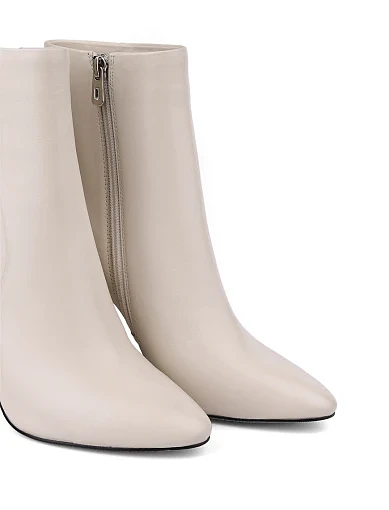 Жіночі черевики MiaMay шкіряні рисового кольору з підкладкою з байки (MA59905-2-21) - фото 6 - Miraton