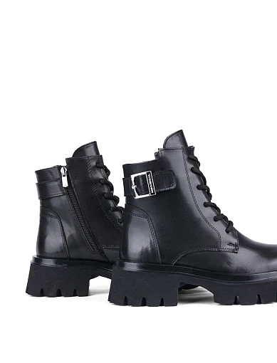 Жіночі черевики Attizzare шкіряні чорні (0773-4220) - фото 4 - Miraton