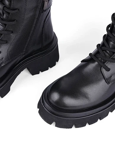 Жіночі черевики Attizzare шкіряні чорні (0773-4220) - фото 5 - Miraton