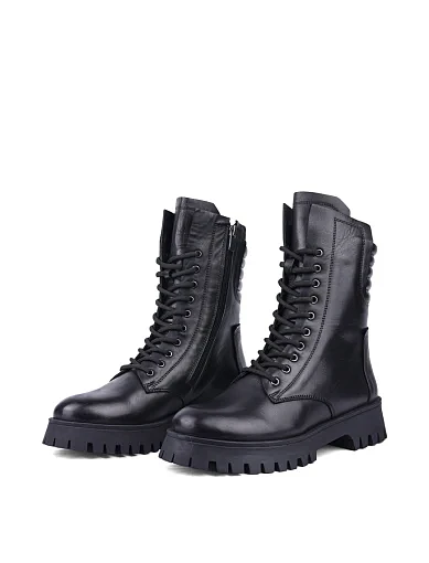 Жіночі черевики Attizzare шкіряні чорні (5013) - фото 3 - Miraton