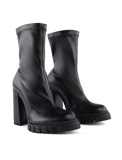 Жіночі черевики Attizzare зі штучної шкіри чорні (813 A 02) - фото 3 - Miraton