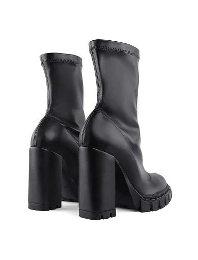 Жіночі черевики Attizzare зі штучної шкіри чорні (813 A 02) - фото 4 - Miraton