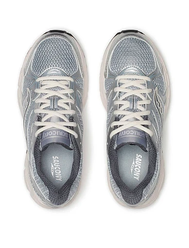 Жіночі кросівки Saucony RIDE MILLENNIUM зі штучної шкіри срібного кольору (S60812-8) - фото 5 - Miraton