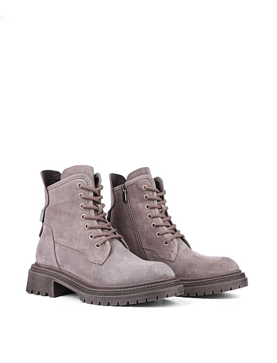 Жіночі черевики Attizzare велюрові сірі (763-16101-426) - фото 3 - Miraton