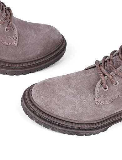 Жіночі черевики Attizzare велюрові сірі (763-16101-426) - фото 5 - Miraton